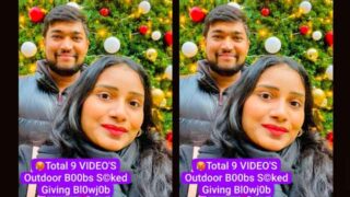Horny Couple Latest Most Exclusive Viral MMS Outdoor Boobs Sucking Blowjob