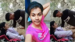 Mmsmaza Desi Teen School Girl Outdoor fucking with BF in Public Park