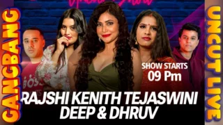 Rajshi Tejaswini Kenith Dhruv & Deep 2024 MeetXLive Hot Hindi Uncut Live Show