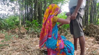 Fsiblog mms Desi Village Randi Milf sex with son friend in forest
