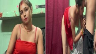 Fsiblog dehati sex mms sexy bhabhi blowjob and standing fuck with small devar