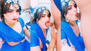 Desi viral sex mms sexy shemale wife giving Gay husband best blowjob ever