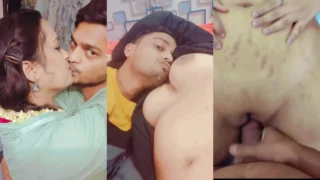 xhamster Desi viral mms Bihari muslim wife hot kiss and sex with brother after marriage