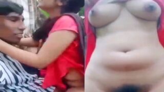 Tamil XXX Sex mms nympho sex addict girl outdoor fucking with delivery boy
