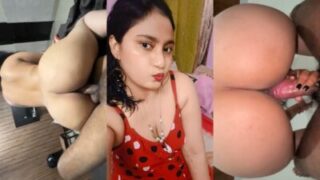 Indian leaked sex mms clips big boobs girl fucking with lover on marriage day in hotel and record mms