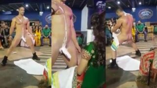 Indian porn nude gigolo at NRI wedding bachelorette party in front of family shocking video