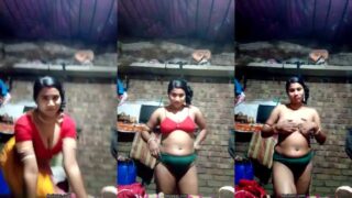 Must Watch desi mms sexy village bhabhi nude big boobs video call with lover