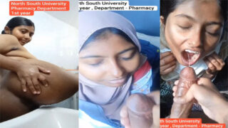 Bengali Girl In Hijab Full Nude Taking Cum in Mouth And Face Showing Asshole